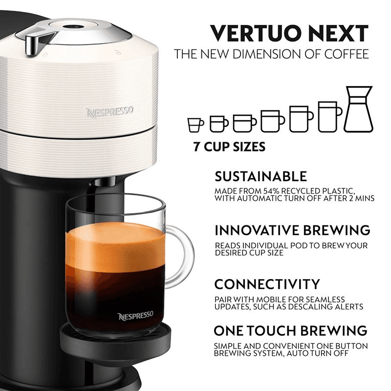 Vertuo Next Coffee Machine, White