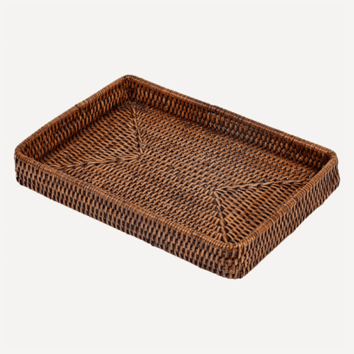 Image showing the Rattan Tray, 30 x 20cm, Brown product.