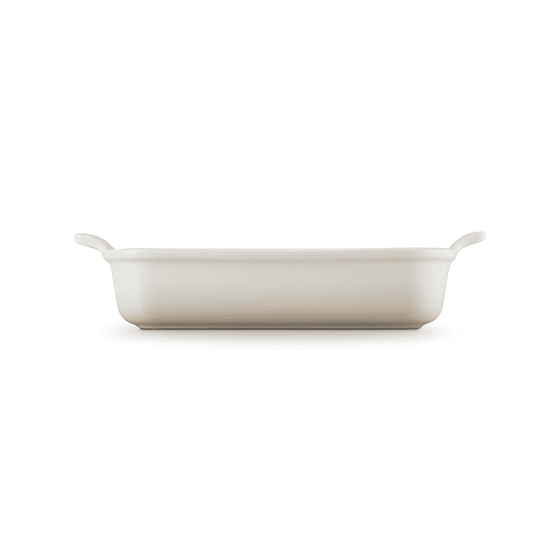 Stoneware Deep rectangular dish, 32cm - 3.85 litre, Meringue