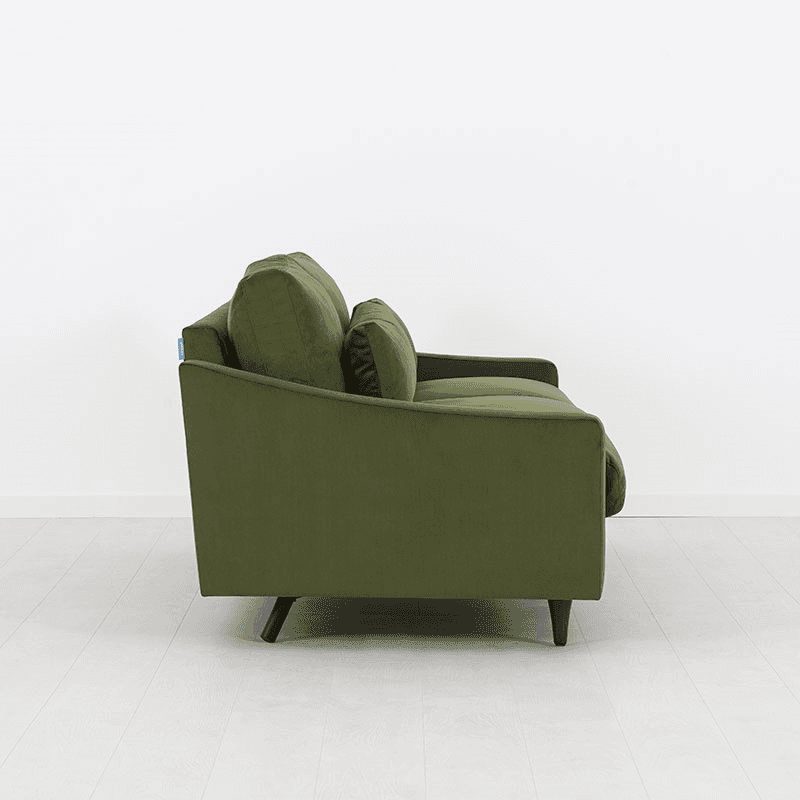 Model 07 Velvet 3 Seater Sofa, Vine