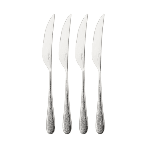 Image showing the Sandstone Set of 4 Steak Knifes, L24cm, Stainless Steel product.