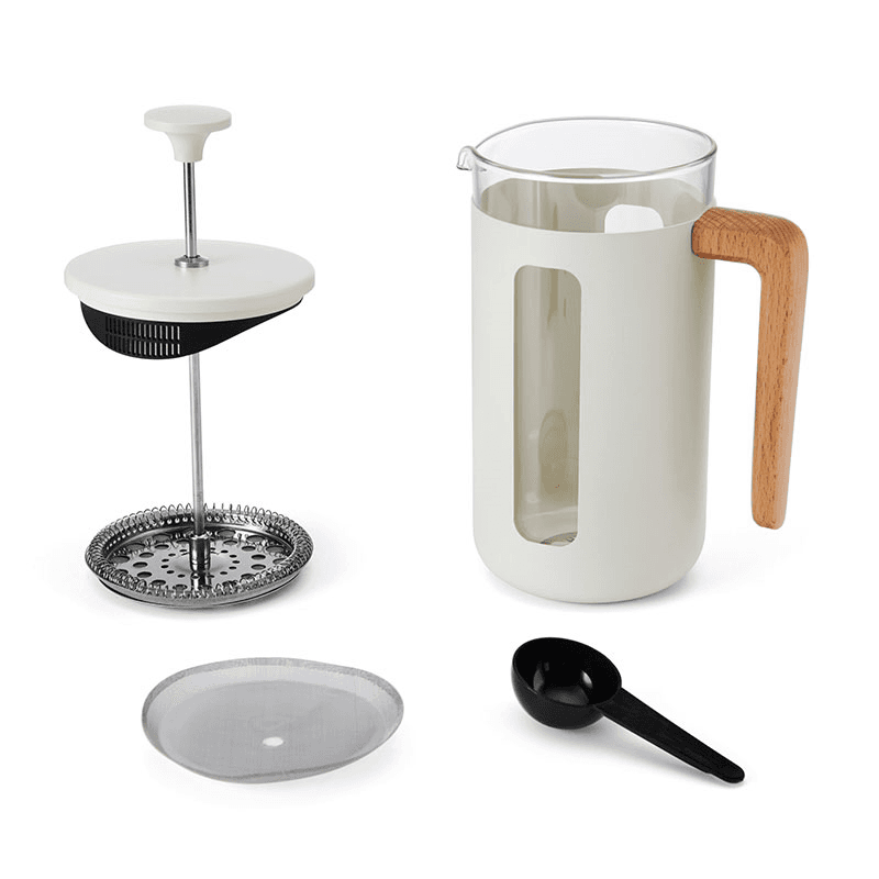 Pisa Cafetiere 8 Cup, Flint