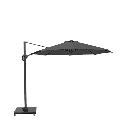 Image showing the Voyager T1 Round Parasol, 3m, Anthracite product.