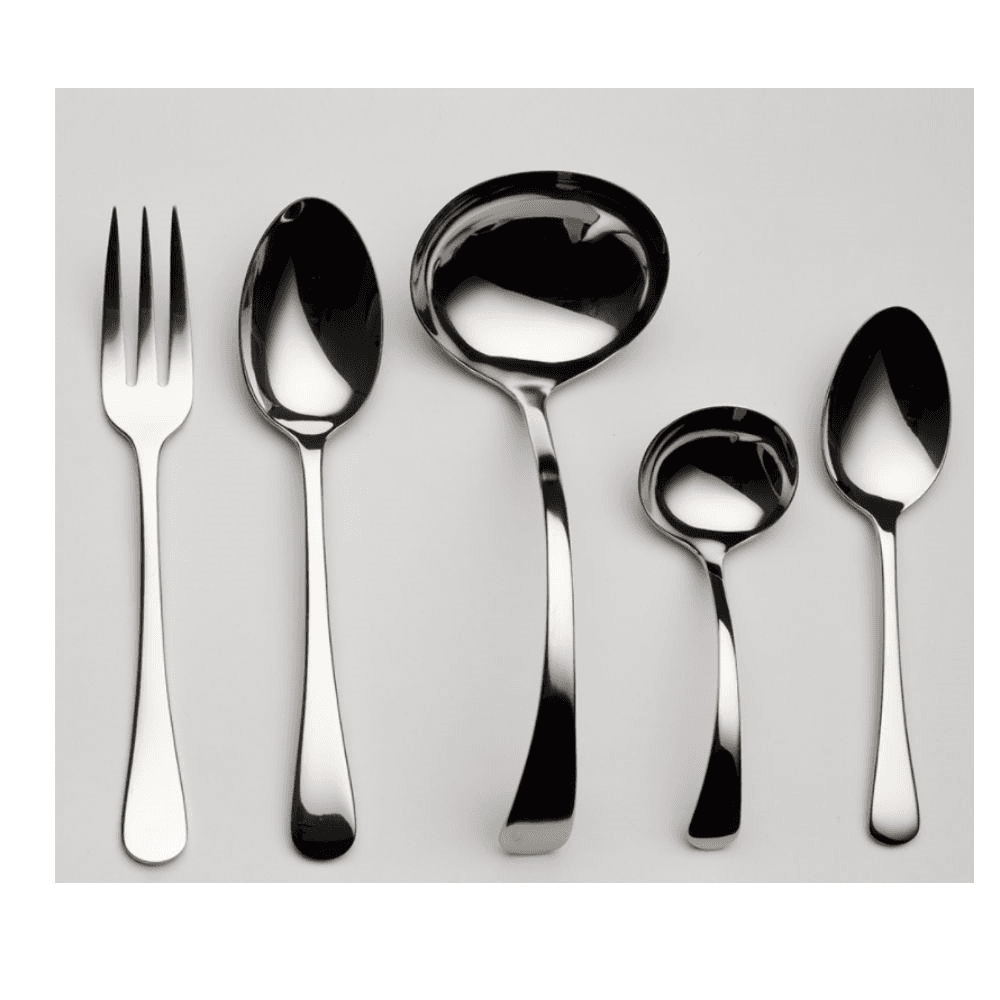 Serving Spoon, Stainless Steel, Plain, Large