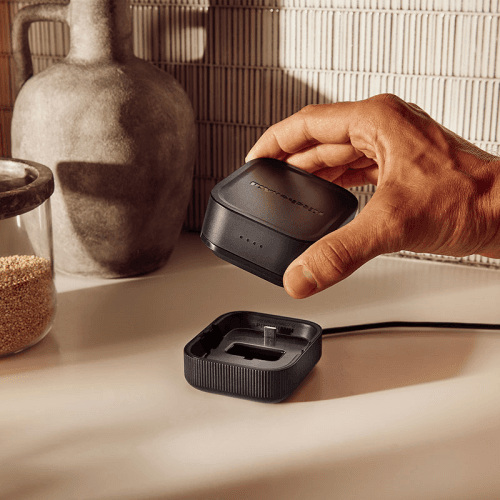 Image showing the Cordless Charging Dock, Matt Black product.