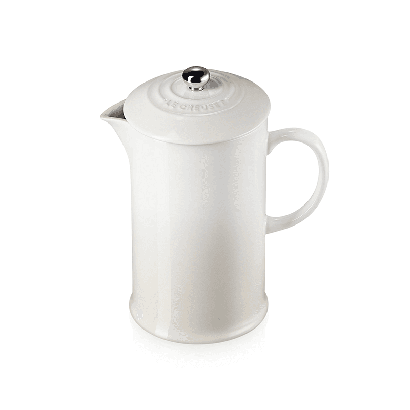Stoneware Cafetiere, 1 litre, Meringue