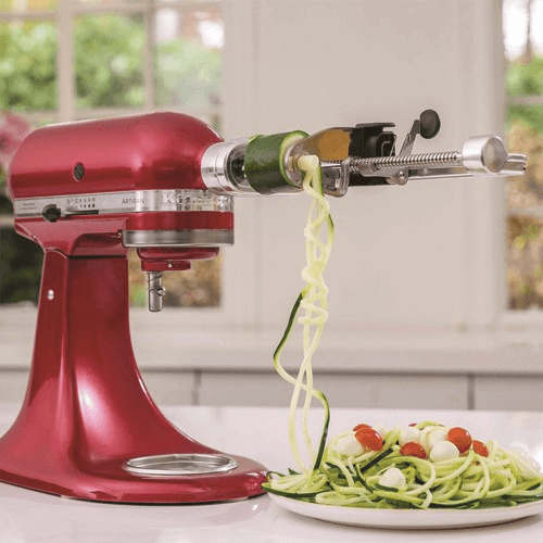 Spiralizer with peel, core and Slice (4 blades)