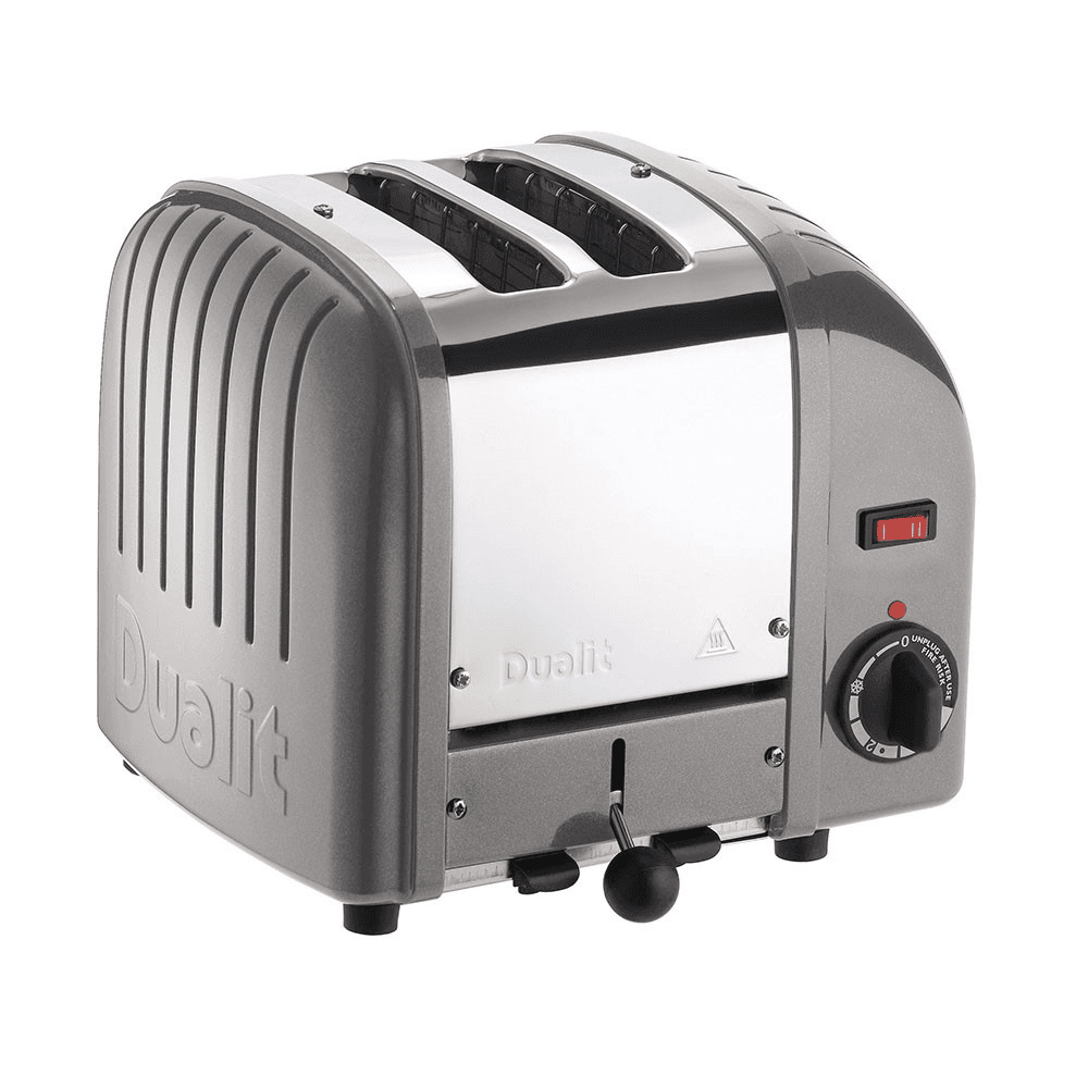 Classic Vario 2 slot toaster, Metallic Silver