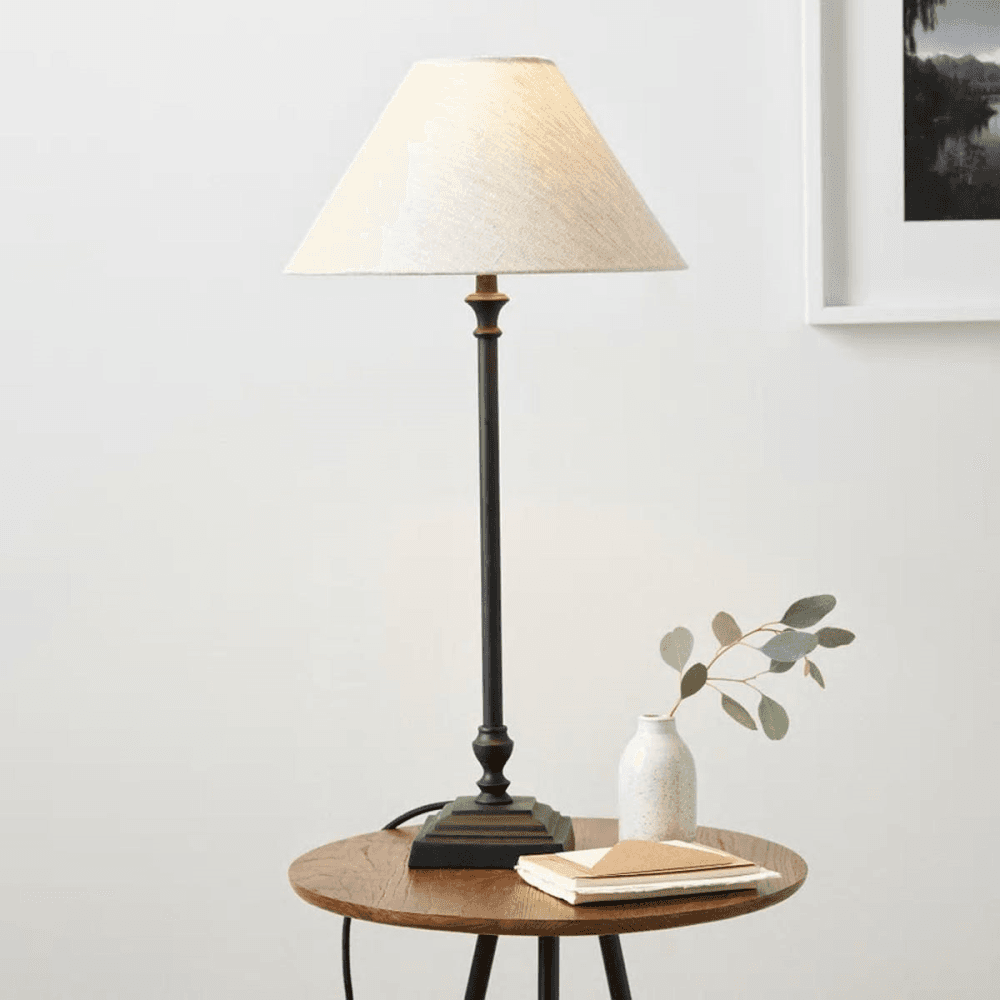 Cowley Table lamp, 60cm, Black