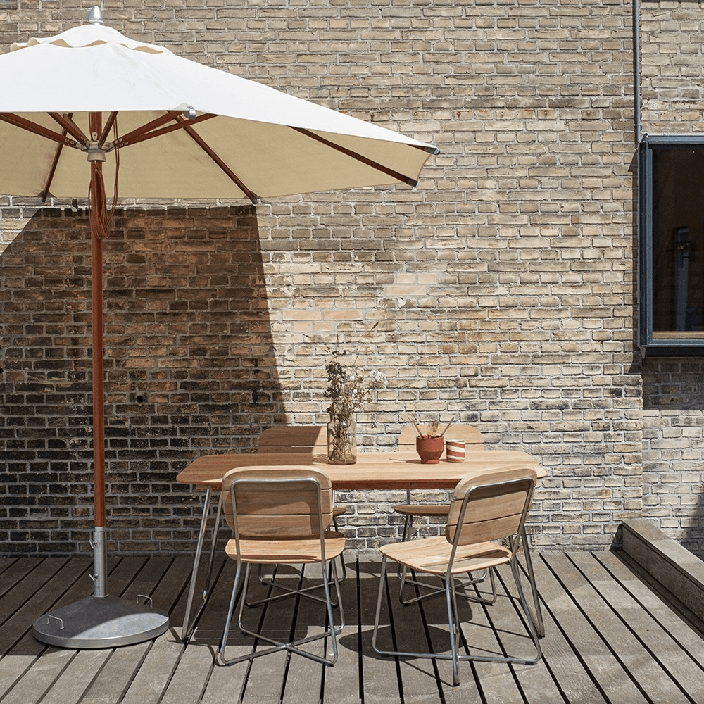 Atlantis Round parasol, Dia330 x H274cm, White