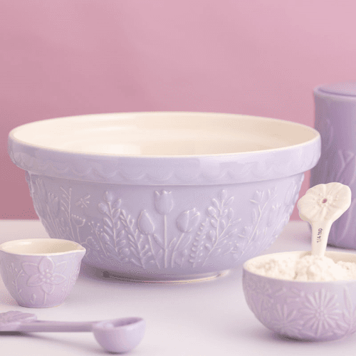 Image showing the In The Meadow Tulip Mixing Bowl, D24cm, Lilac product.