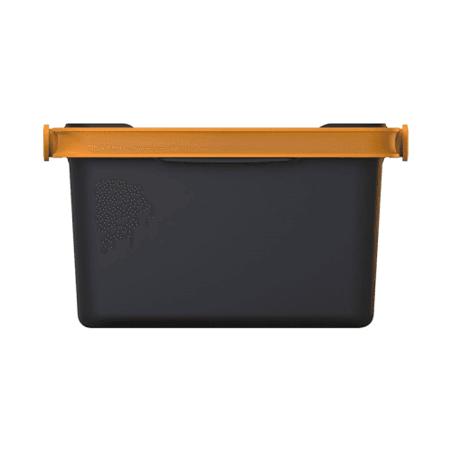 Image showing the Urban Gardening Tool Box, H17.5 x L34.9 x W31.4cm, Black and Orange product.