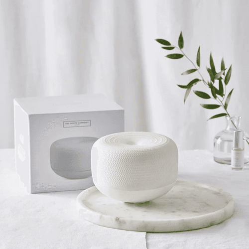 Image showing the Textured Ceramic Electronic Diffuser, White product.