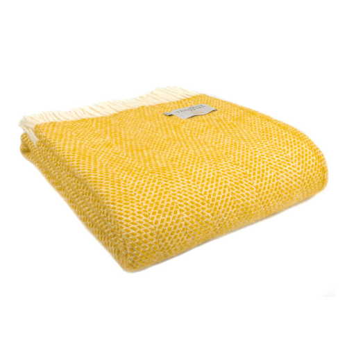 Image showing the Beehive Throw, 150 x 183cm, Yellow product.