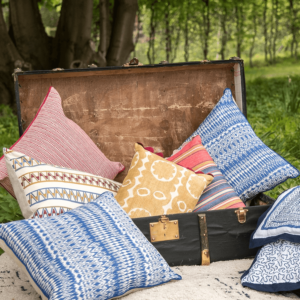 Osborne Cushion, 35 x 50cm, Yellow