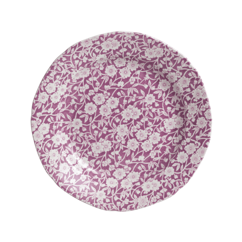 Blossom Calico Plate, D21.5cm, Lilac