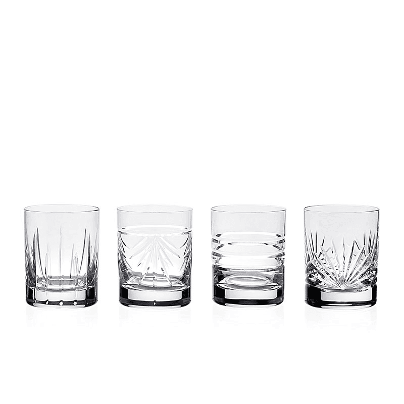 Dixie Set of 4 Shot Glasses, 60ml, Clear