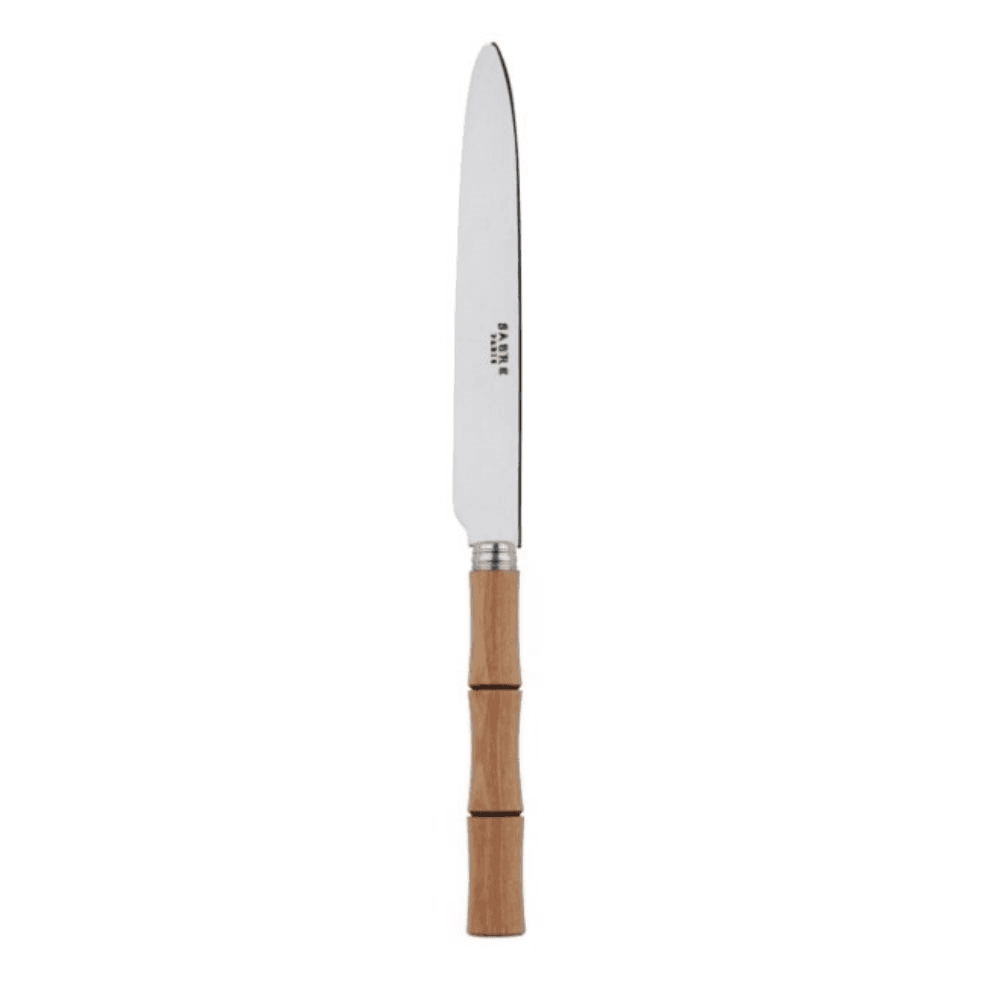 Bamboo Dinner Knife, L24cm, Light Press Wood