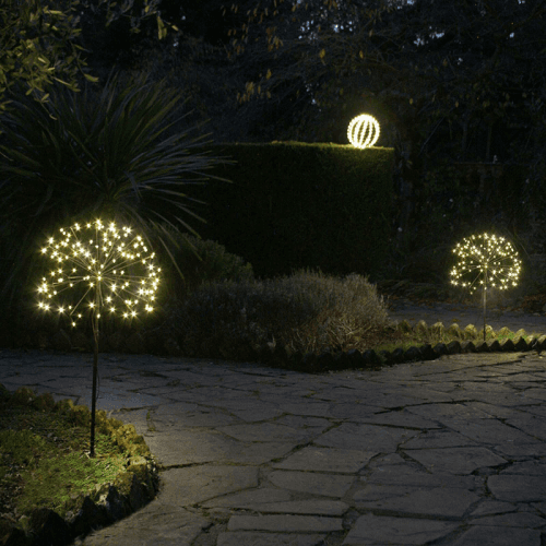 Image showing the Dandelion Outdoor Light, H100cm, Black product.