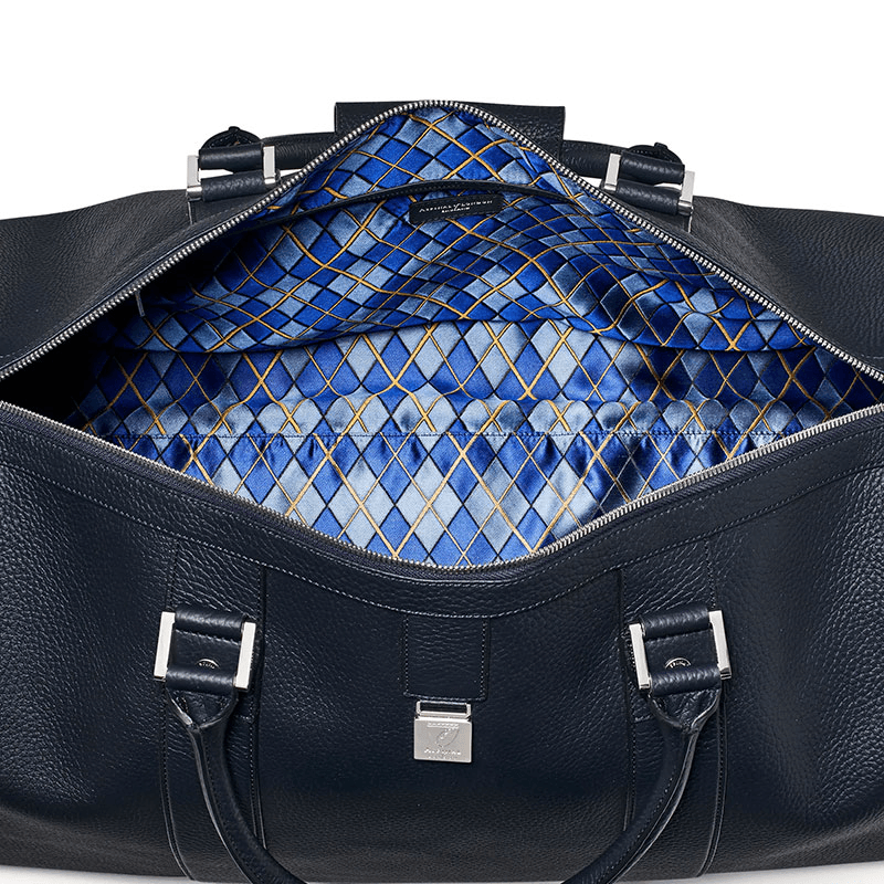 Boston Travel Bag, Navy Pebble