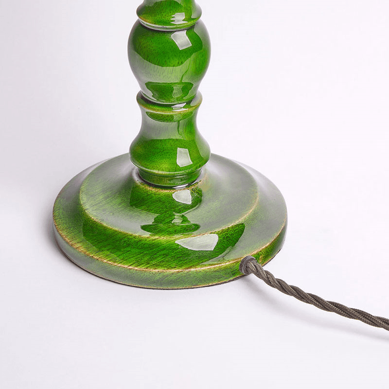 Chiswick Table Lamp, H47.5cm, Goblin Green