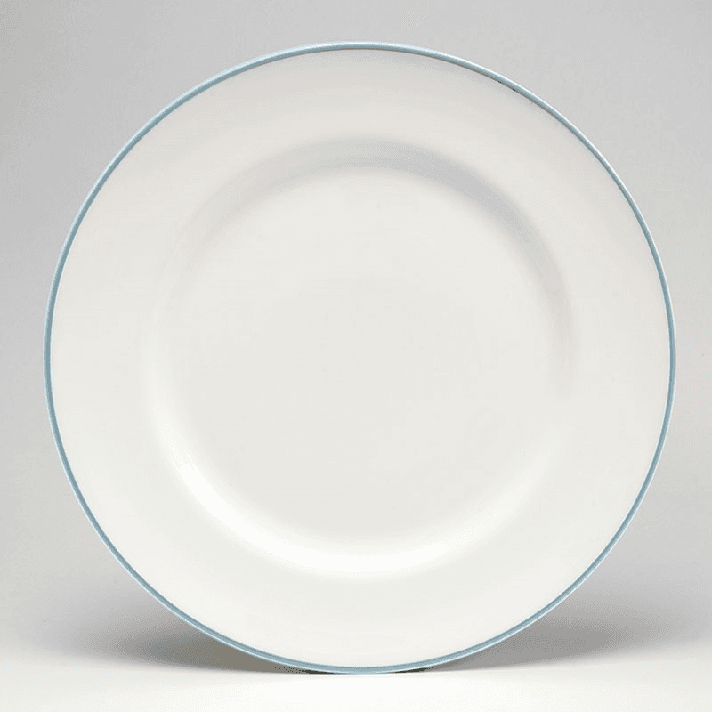 Dinner Plate, D26cm, Duck Egg Rim