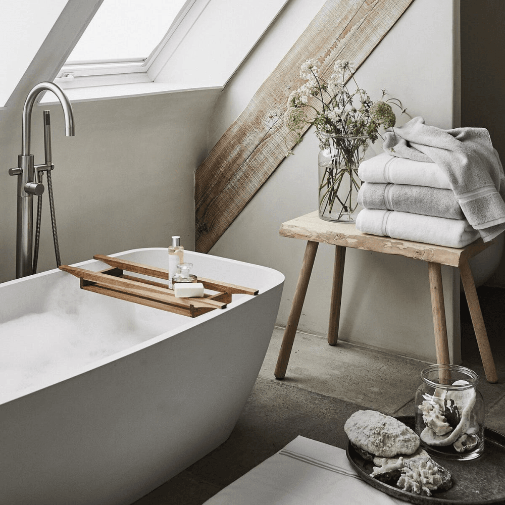 Wooden Bath Tidy, Oak