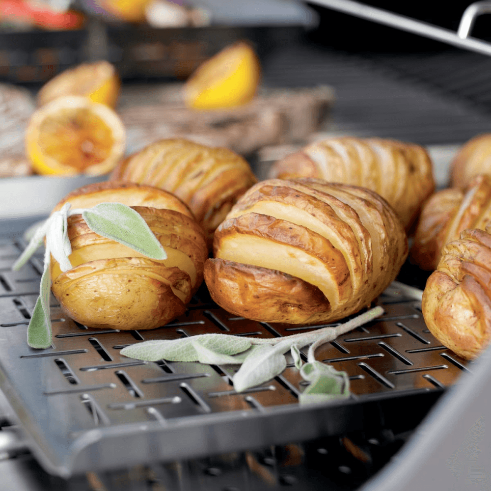 Rectangular grill pan, Silver