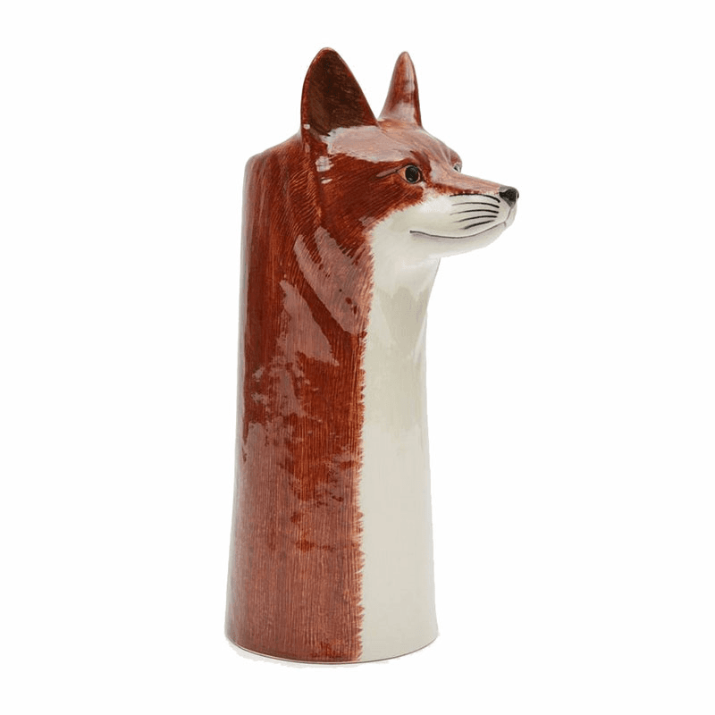 Fox Large Flower Vase, H28cm, Brown