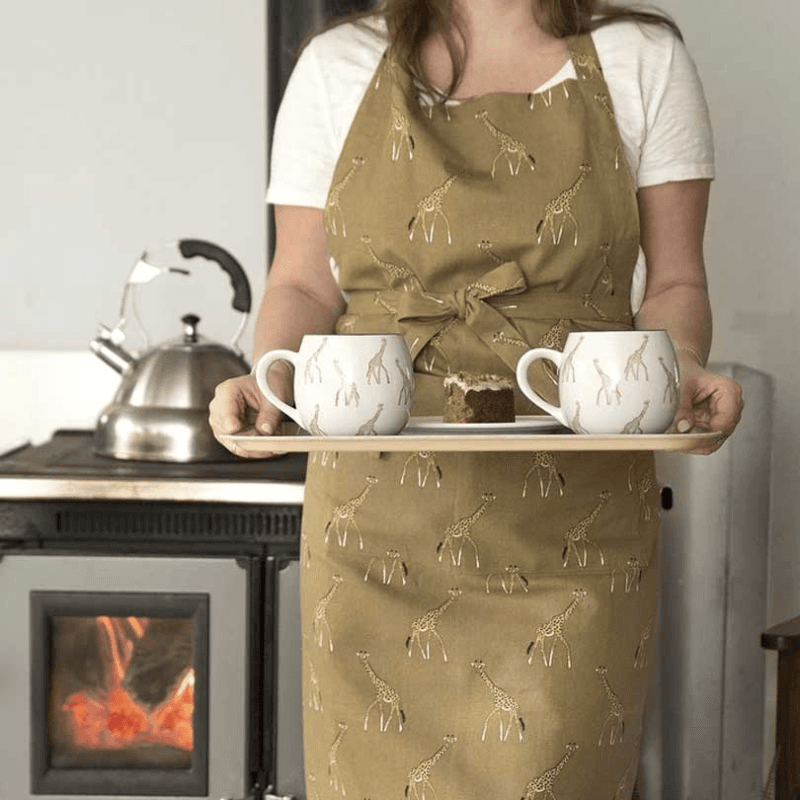Giraffe Stoneware Mug, 500ml, Cream