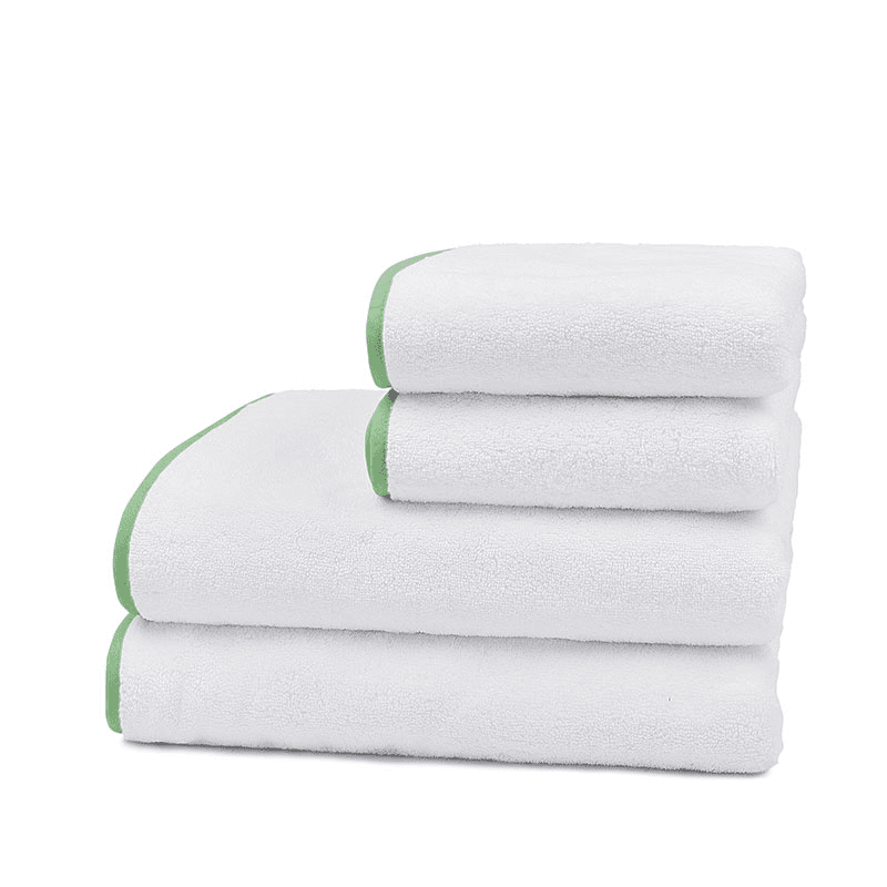Georgina Straight Bath Towel Bundle, Asparagus