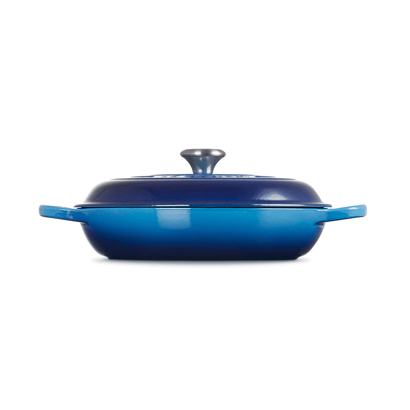 Signature Cast Iron Shallow Casserole, 30cm, Azure