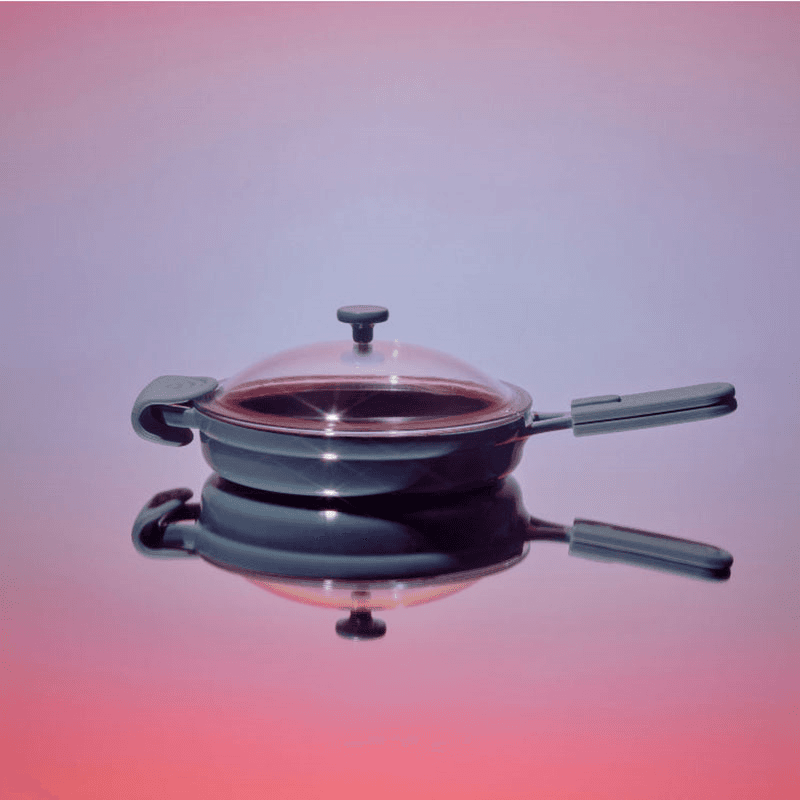 Cast Iron Always Pan, Blue Salt