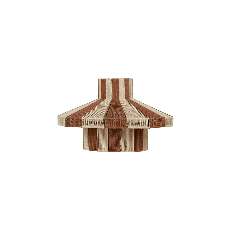 Diana Lampshade, D45 x H28cm, Meerkat Brown & Light Yellow