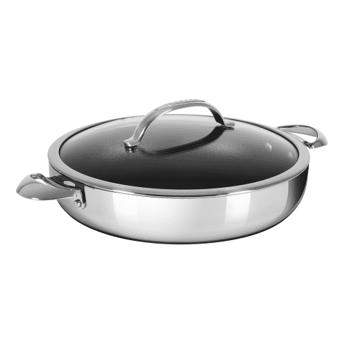 Image showing the HaptIQ Chef pan with lid, Dia32cm, Metallic product.