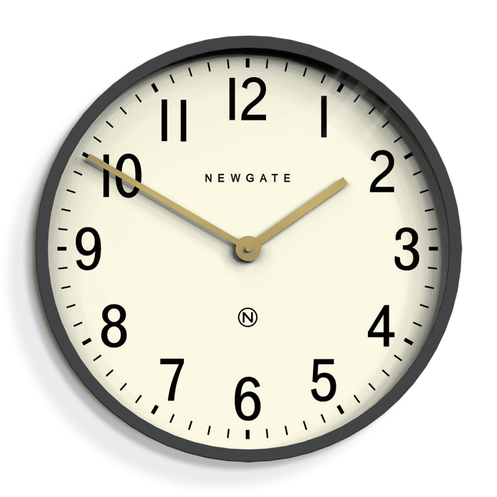 Mr Edwards Wall clock, Dia45cm, Moonstone Grey
