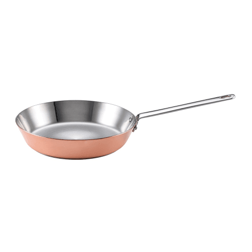 Image showing the Maitre D' Induction fry pan, D26cm, Copper And Stainless Steel product.