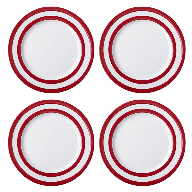 Set of 4 Breakfast Plates, D22.5cm