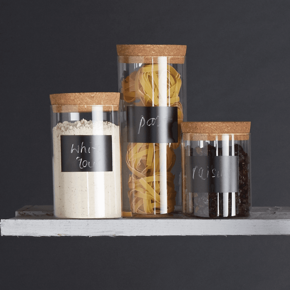 Natural Elements Storage canister, 10 x 14cm, Glass