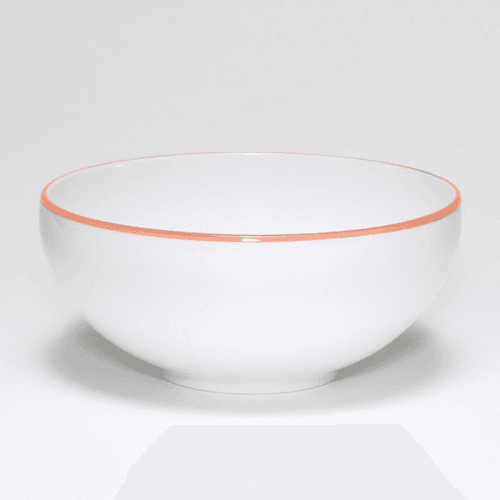 Image showing the Breakfast Bowl, D15cm, Coral Rim product.