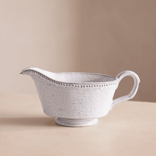 Image showing the Hillcrest Gravy Boat, White product.