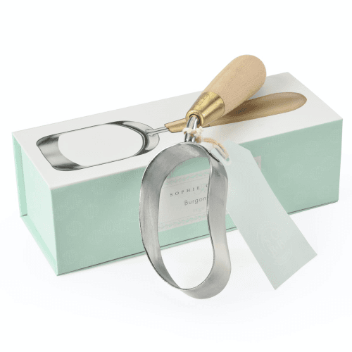 Image showing the Boxed Ergo Hoe, Silver/Natural/Brass product.