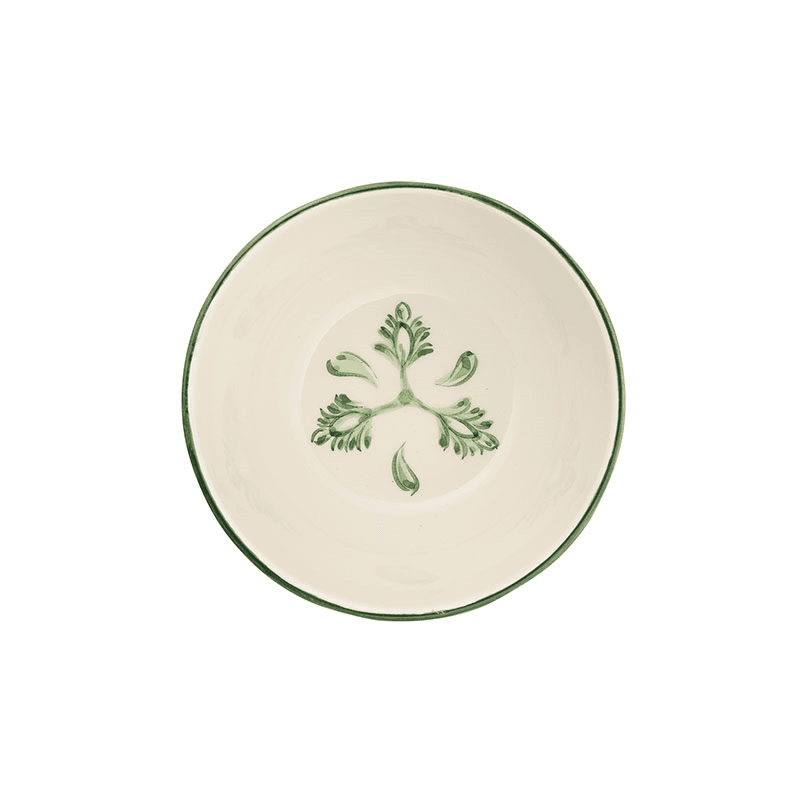 Eleanor Set of 6 Cereal Bowls, 15cm, Forest Green
