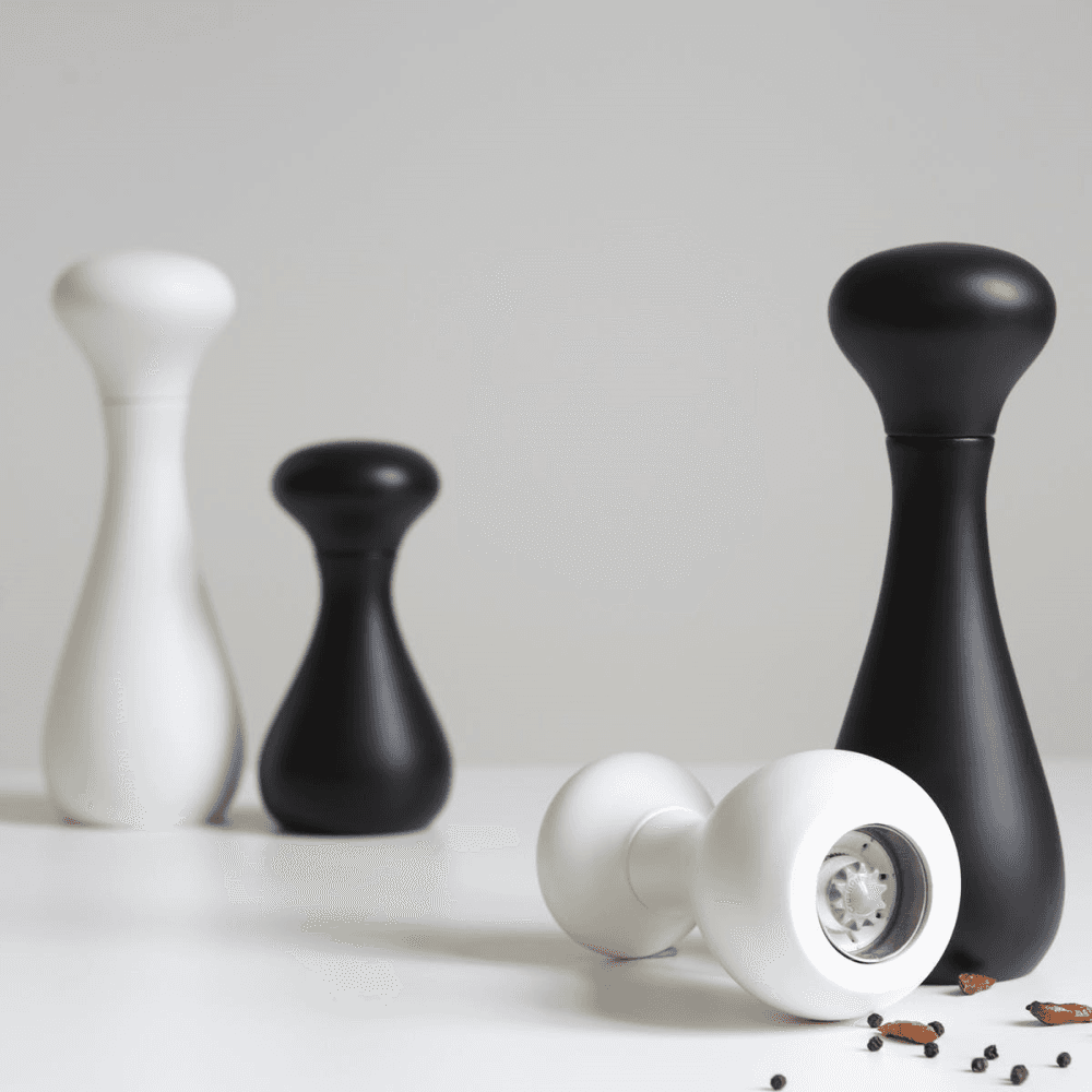 Flo Large salt and pepper grinder, H24 x W8cm, White