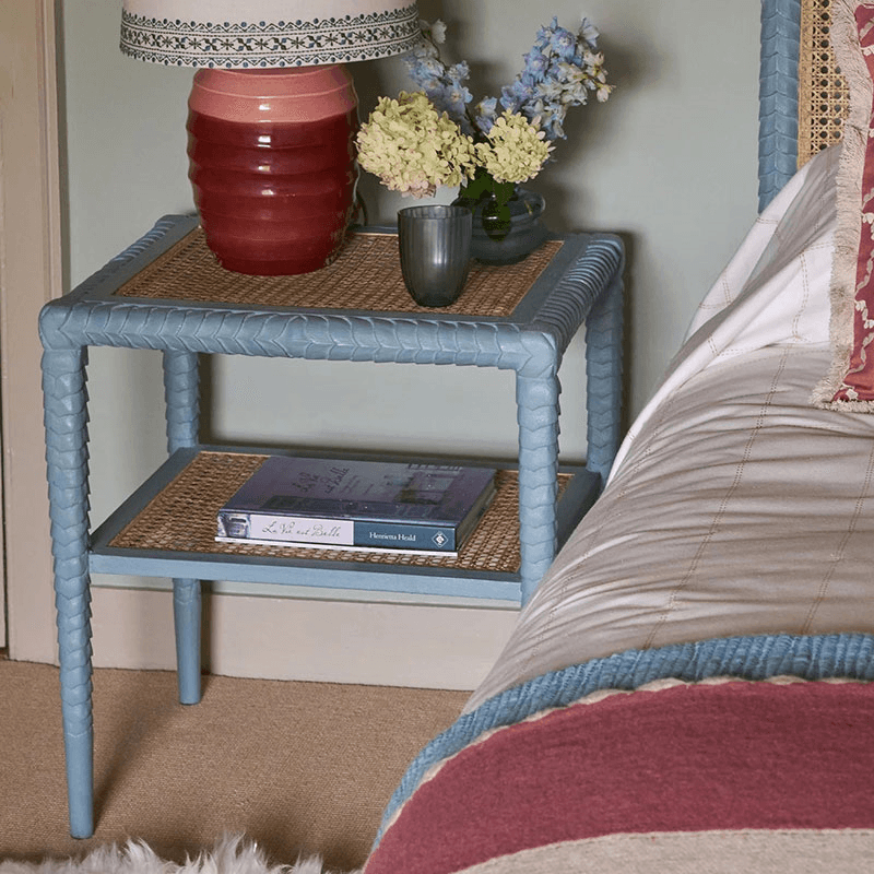 Pavillion Side Table, Blue