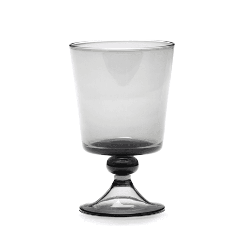 Image showing the La Mère Set of 4 Red Wine Glasses, 270ml, Smoky Grey product.