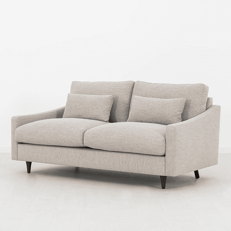 Model 07 Linen 2 Seater Sofa, Pumice
