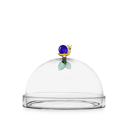 Image showing the Animal Farm Snail Dome with Dish, H17 x W21cm product.