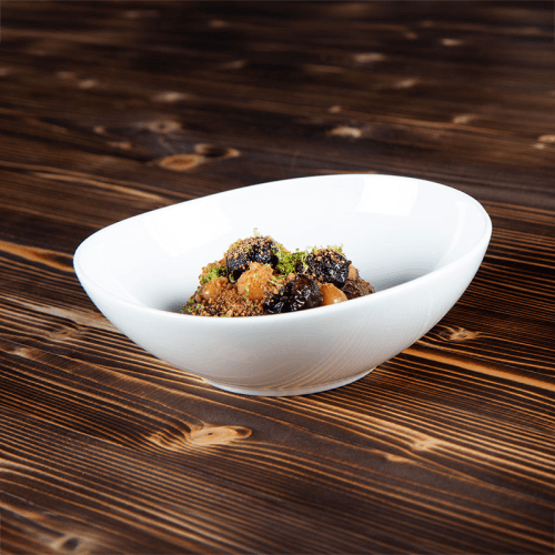 Image showing the Orientix Set of 6 Pebble Bowls, D21cm, White product.