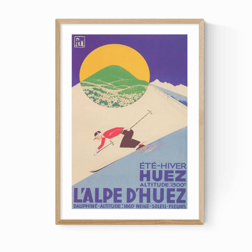 Image showing the Anonymous L'Alpe D'Huez Print, Multi product.